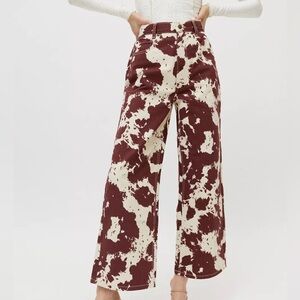 BDG High & Wide Jean - Cow Print
